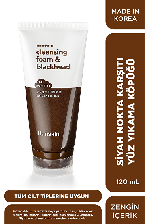 Cleansing Foam Blackhead-yüz Yıkama Köpüğü/siyah Nokta Karşıtı/tüm Cilt Tipleri Için 120ml 1