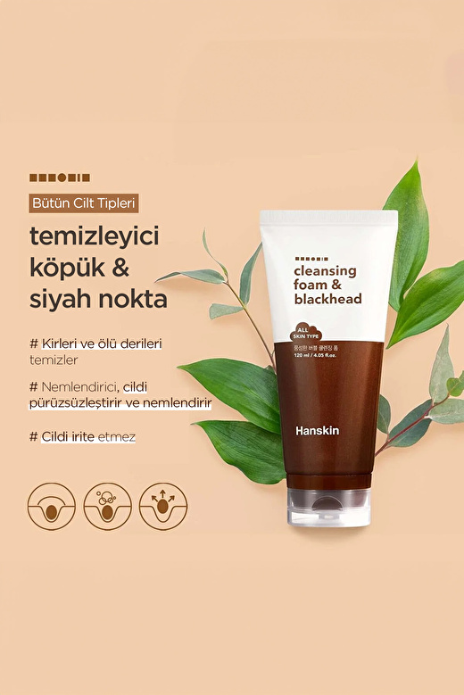 Cleansing Foam Blackhead-yüz Yıkama Köpüğü/siyah Nokta Karşıtı/tüm Cilt Tipleri Için 120ml 2