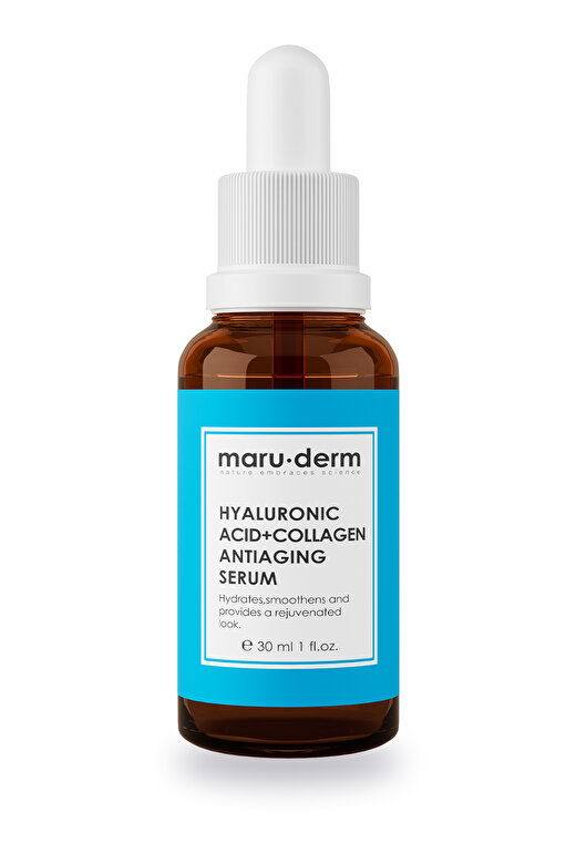 Maru.Derm Hyalüronik Asit & Kolajen Cilt Bakım Serumu 30 ml 1