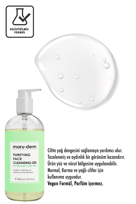 Maru.Derm Maruderm Karma Ve Yağlı Ciltlere Özel Salisilik Asit Yüz Temizleme Jeli 400 ml 3