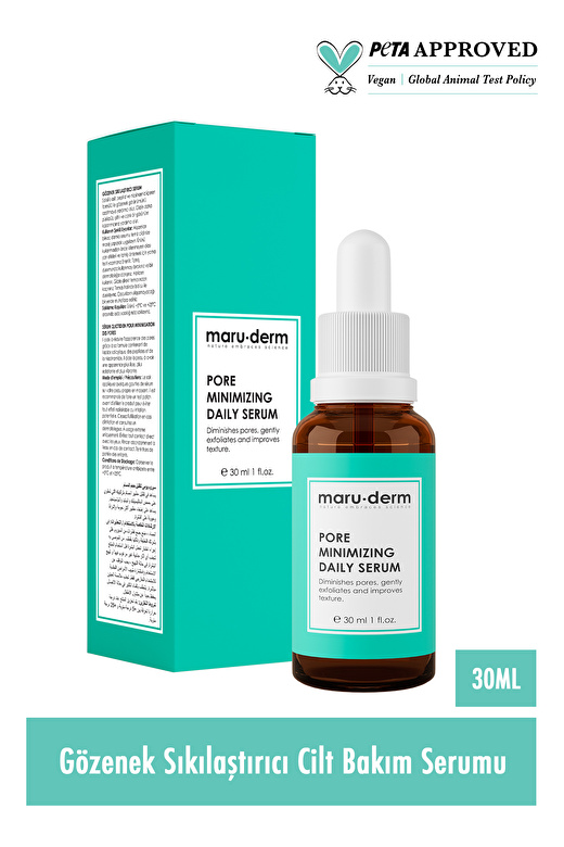 Maru.Derm Gözenek Sıkılaştırıcı Bha Ve Peptid Cilt Bakım Serumu 30 Ml 2