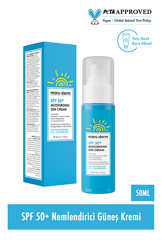 Maru.Derm Güneş Kremi | SPF 50+ Nemlendirici Güneş Kremi 50 ML | Yeni Nesil Kore Filtreleri 4