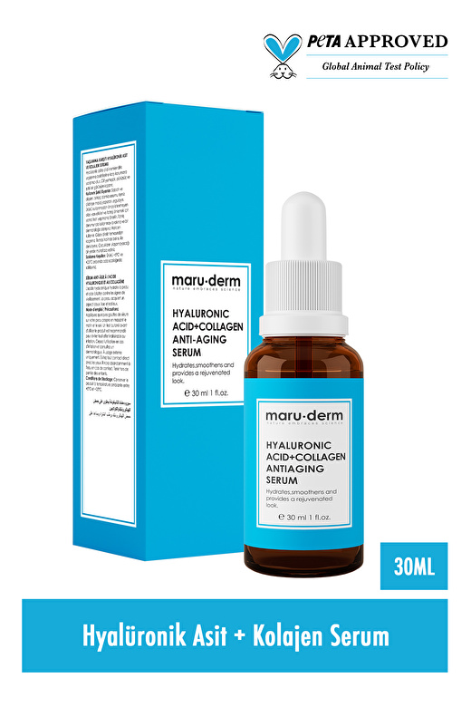 Maru.Derm Hyalüronik Asit & Kolajen Cilt Bakım Serumu 30 ml 4