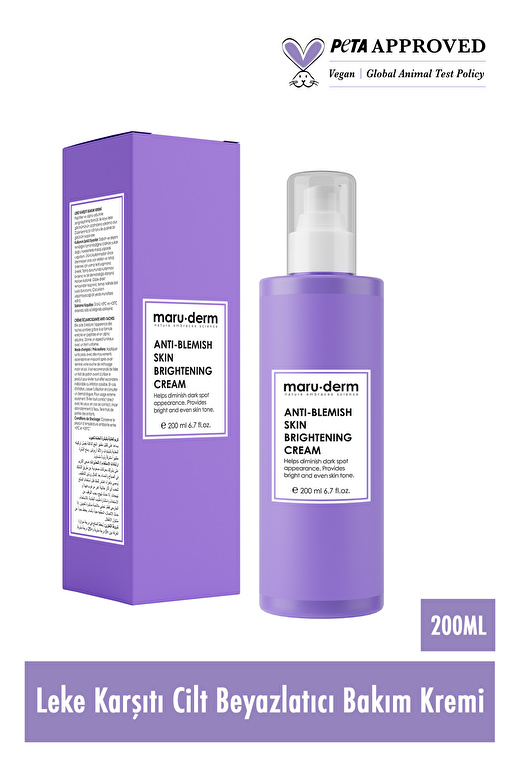 Maru.Derm Maruderm Leke Karşıtı Cilt Beyazlatıcı Bakım Kremi 200 ml 3