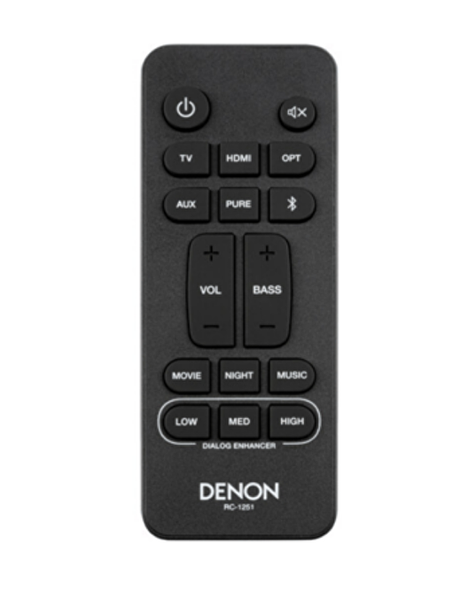 Denon DHT-S218 2.1 Kanal Dolby Atmos Bluetooth Soundbar 4
