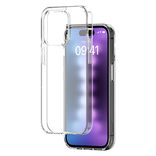 Buff iPhone 15 Pro Max Air Hybrid Kılıf Şeffaf 2