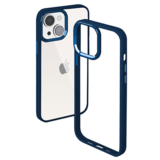 Buff iPhone 15 Plus New Air Bumper Kılıf Mavi 3