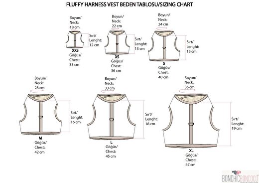 Fluffy Harness Köpek Gezdirme Yeleği 4