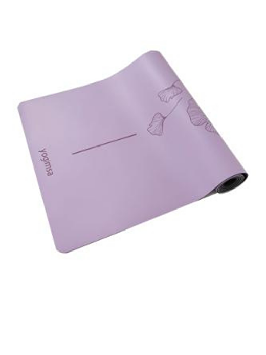 Ginkgo Series Mor -Anti-Slip Yoga ve Pilates Matı 2