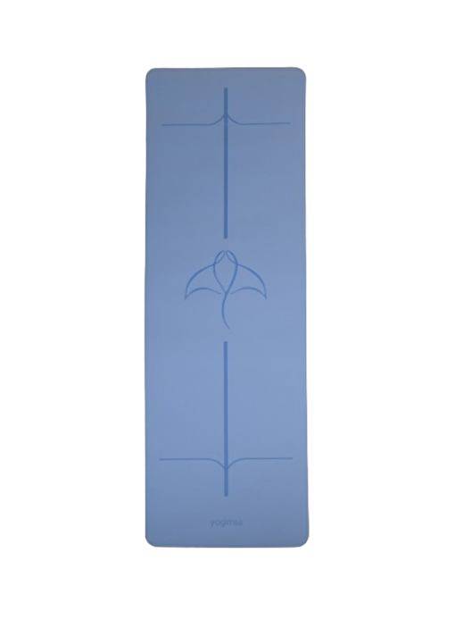 MantaRay Studio Series Blue-Grey-6mm Yoga ve Pilates Matı 1