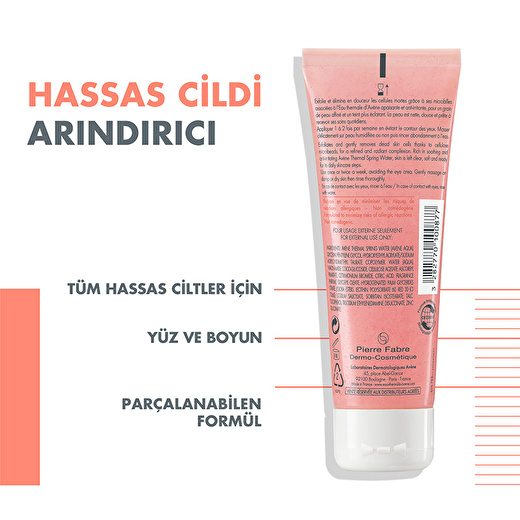 Avene Hassas Ciltler İçin Arındırıcı Peeling 75ml 3