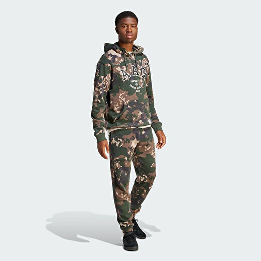 Adidas Erkek Günlük Kapşonlu Sweatshirt Hoodie Aac Camo Ir9476 3