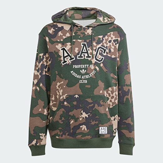 Adidas Erkek Günlük Kapşonlu Sweatshirt Hoodie Aac Camo Ir9476 4