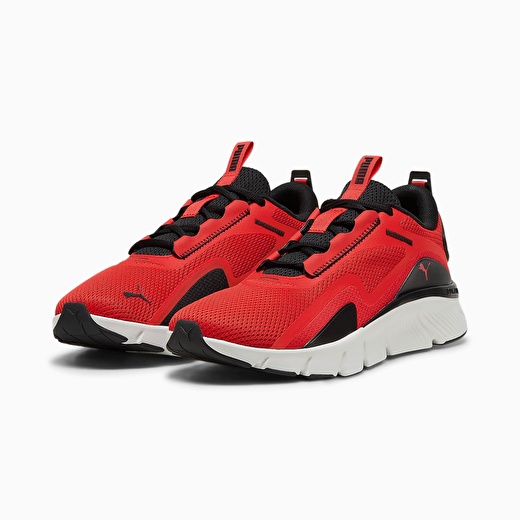 Puma FlexFocus Lite-Red-Black-Feather Gray Erkek Spor Ayakkabı 3