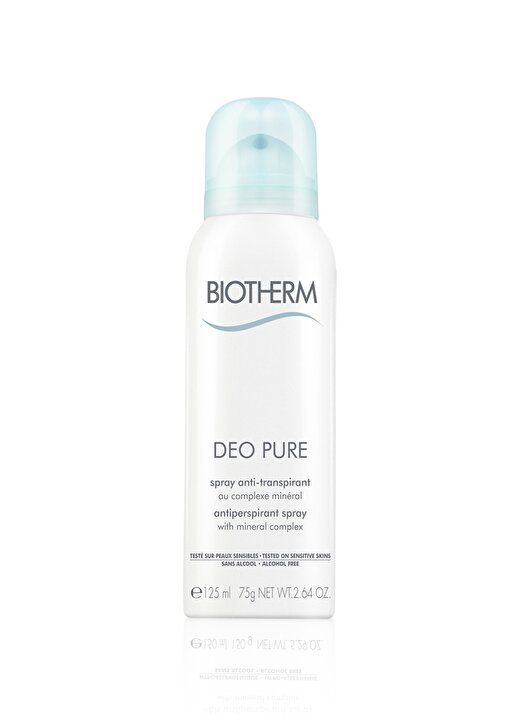 Biotherm Deo Pure Sprey Kadın Vücut Deodorant 125 Ml 1