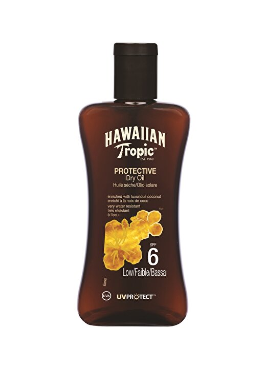 Hawaiian Tropic Dry Oil SPF 6 200 Ml Güneş Ürünü 1