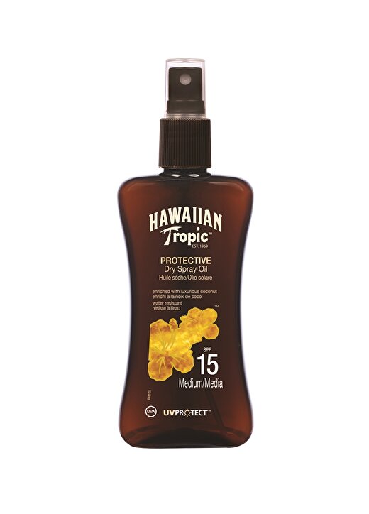 Hawaiian Tropic Dry Spray Oil SPF 15 200 Ml Güneş Ürünü 1