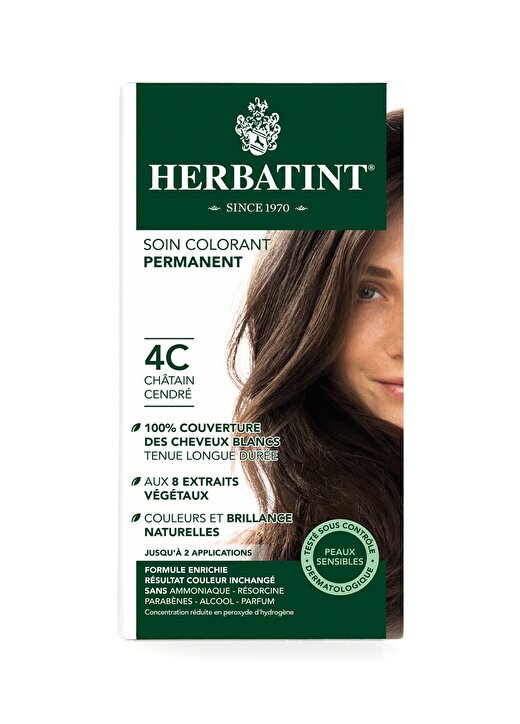 Herbatint 4C Chatain Cendre Saç Boyası 1