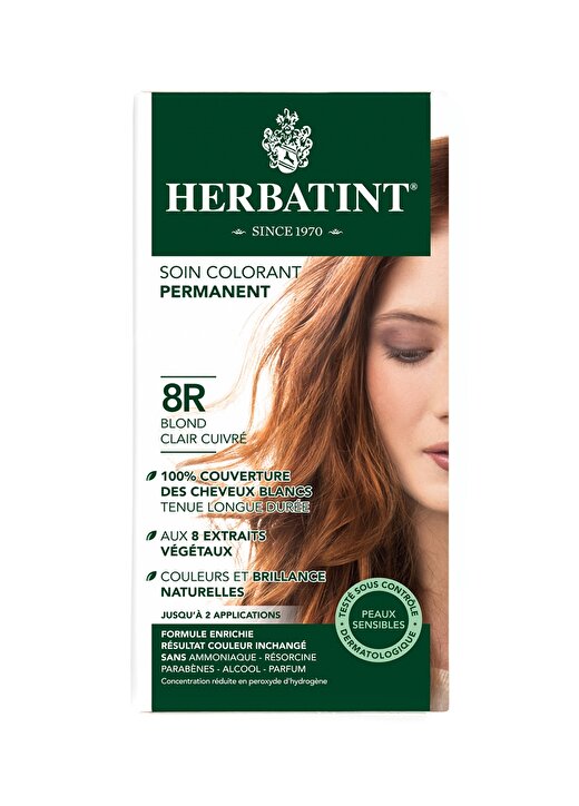 Herbatint 8R Blond Chair Cuivre Saç Boyası 1