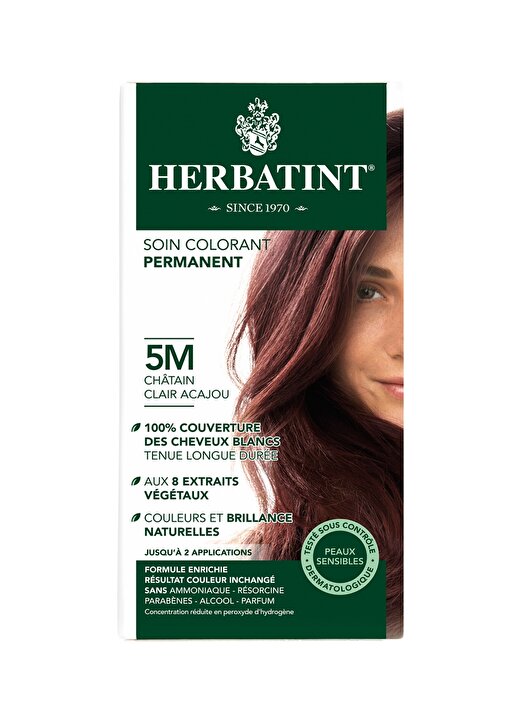 Herbatint 5M Chatain Clair Acajou Saç Boyası 1