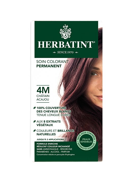 Herbatint 4M Chatain Acajou Saç Boyası 1