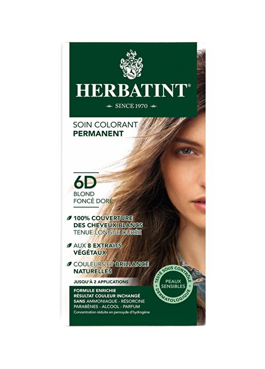 Herbatint 6D Blond Fonce Dore Saç Boyası 1