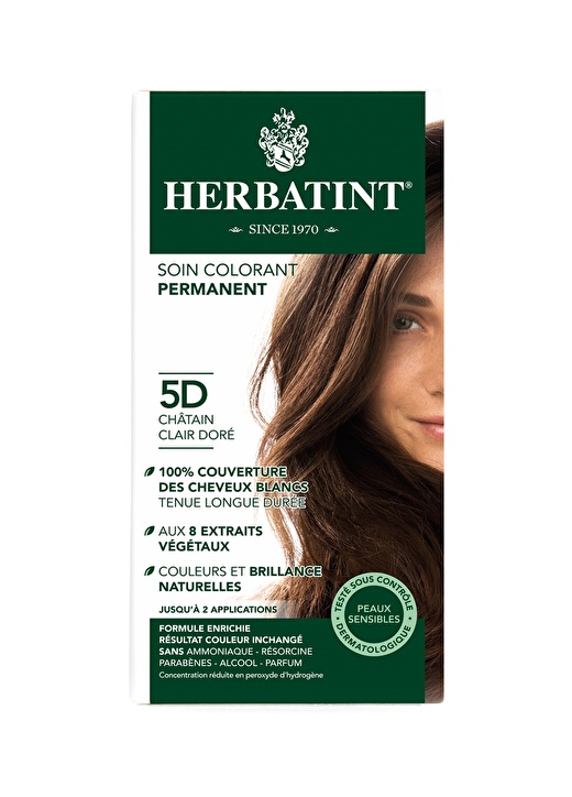 Herbatint 5D Chatain Claire Dore Saç Boyası 1