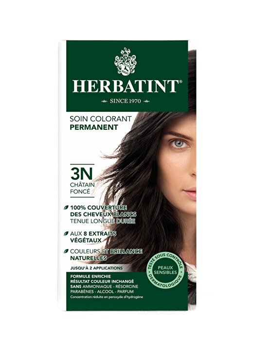 Herbatint 3N Chatain Fonce Saç Boyası 1