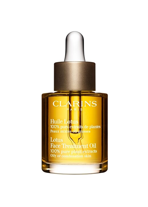 Clarins Lotus Face Treatment Oil Onarıcı Krem 1