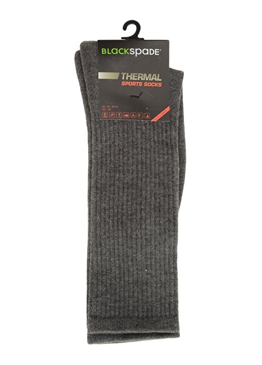 Blackspade Gri Kadın Termal Soket Çorap 9274 Thermal 1