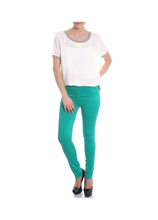 Asymmetry Yeşil Pantolon 1