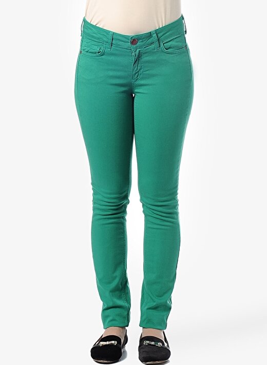 Caramel Yeşil Kadın Pantolon 2