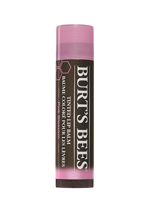 Burts Bees %100 Doğal Ve Renkli Dudak Bakımı - Açık Pembe - Tinted Lip Balm - Pink Blossom Dudak Koruyucu 1