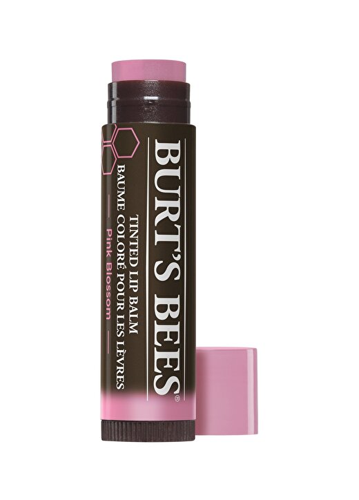 Burts Bees %100 Doğal Ve Renkli Dudak Bakımı - Açık Pembe - Tinted Lip Balm - Pink Blossom Dudak Koruyucu 2