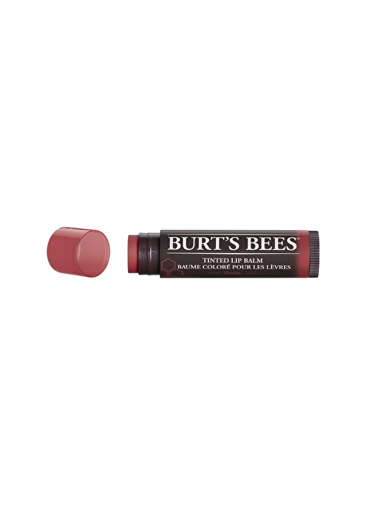 Burts Bees %100 Doğal Ve Renkli Dudak Bakımı - Kırmızı - Tinted Lip Balm - Rose Dudak Koruyucu 3