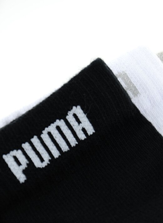 Puma Unisex 3'Lü Gri Spor Çorap 3