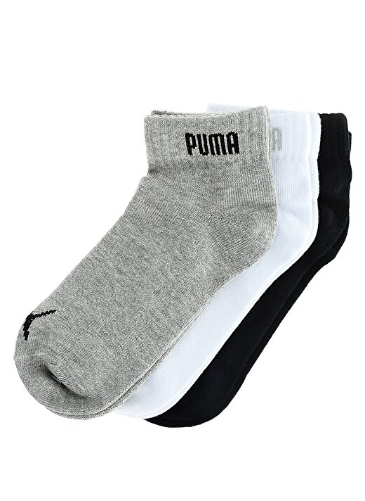 Puma Unisex Gri Kısa Spor Çorap 2
