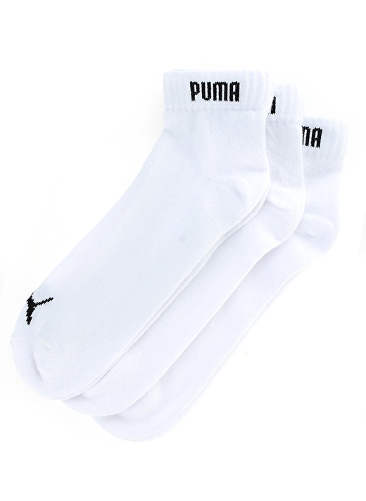 Puma Unisex Beyaz 3'lü Spor Çorap 2