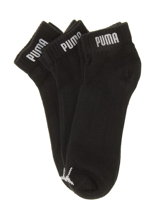 Puma Unisex 3'lü Siyah Çorap 2
