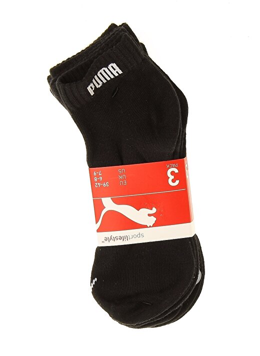 Puma Unisex Siyah Spor Çorap 1
