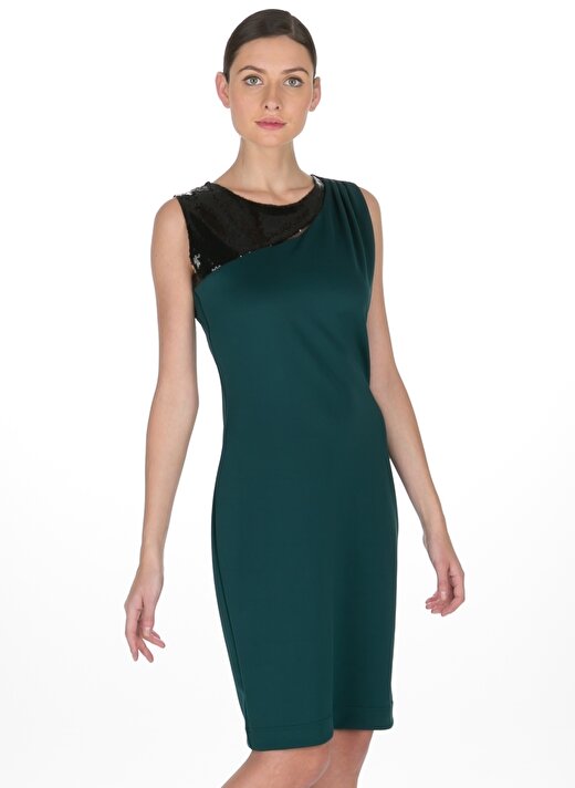 Beymen Studio Yeşil Kadın Elbise 2