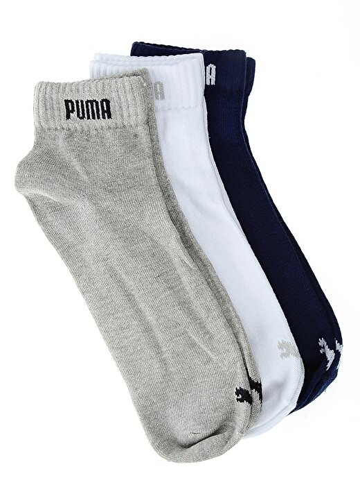 Puma Unisex Koyu Lacivert Kısa Spor Çorap 1