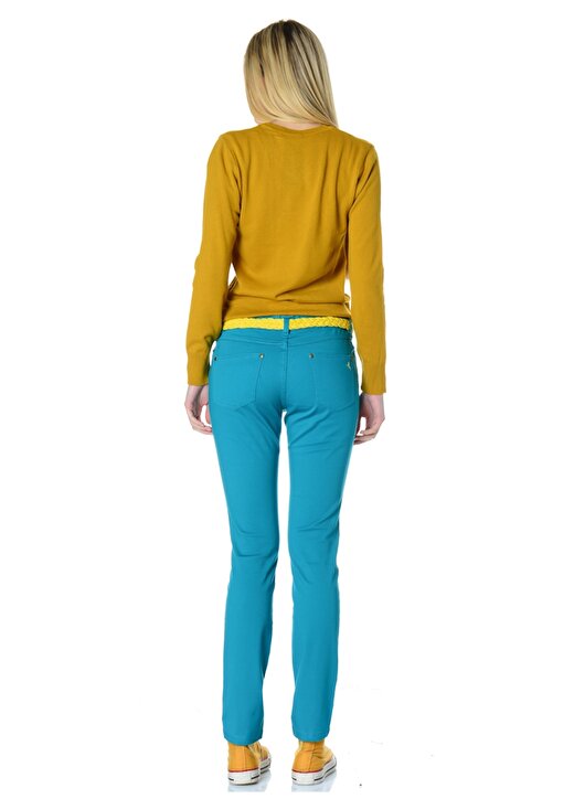 Asymmetry Yeşil Kadın Pantolon 2