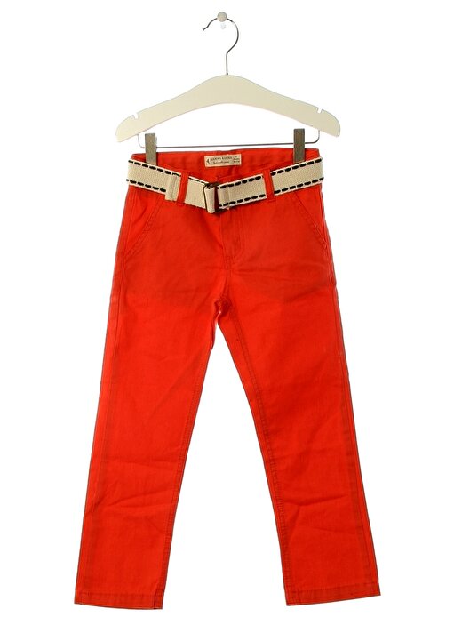 Mammaramma Kemerli Kırmızı Erkek Çocuk Pantolon 1