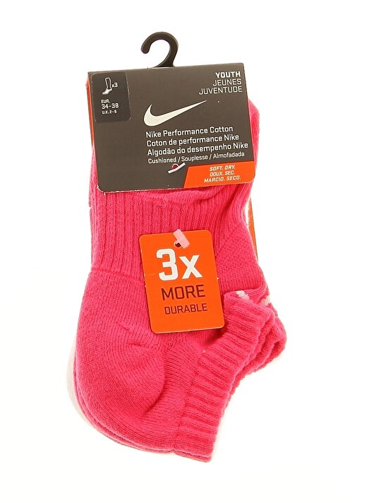 Nike Cotton Cushion No Show 3'Lü Spor Çorap 1