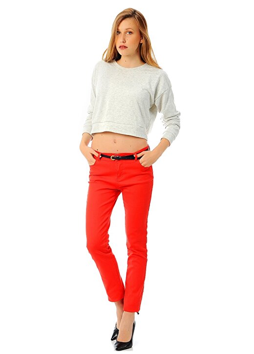 Asymmetry Kırmızı Pantolon 1