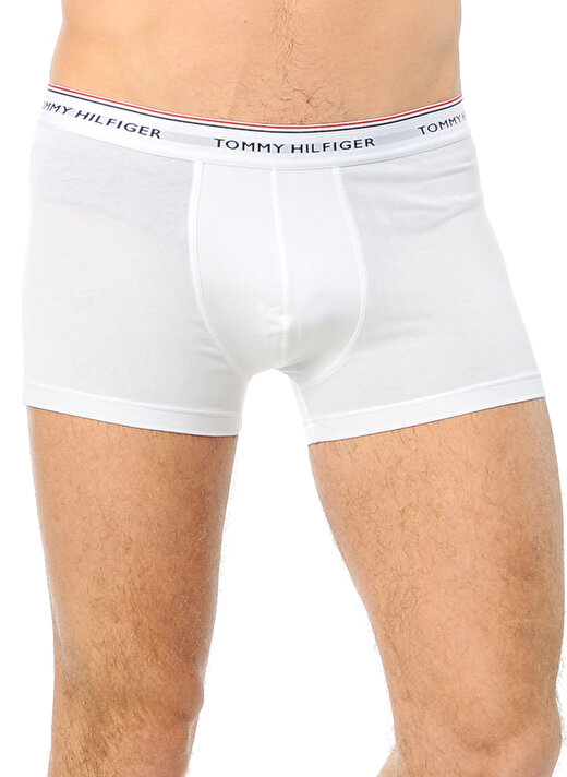 Tommy Hilfiger Beyaz Erkek Boxer 1U87903842 Stretch 2