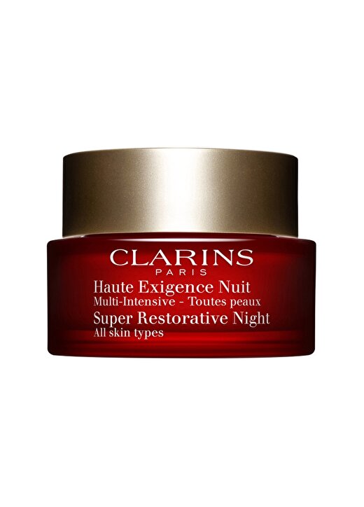 Clarins Super Restorative Night All Skin Types Onarıcı Krem 1