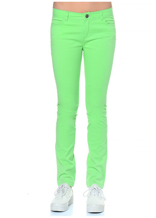Asymmetry Açık Yeşil Kadın Pantolon 4