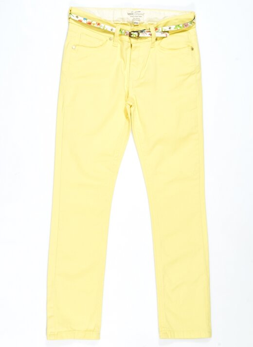 Limon Sarı Kız Çocuk Pantolon 1